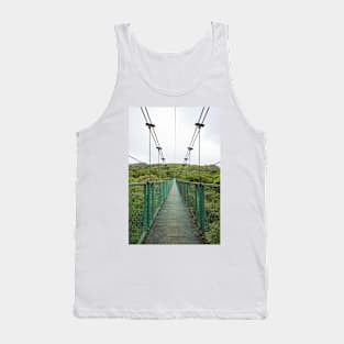 Suspension bridge in rainforest Tank Top